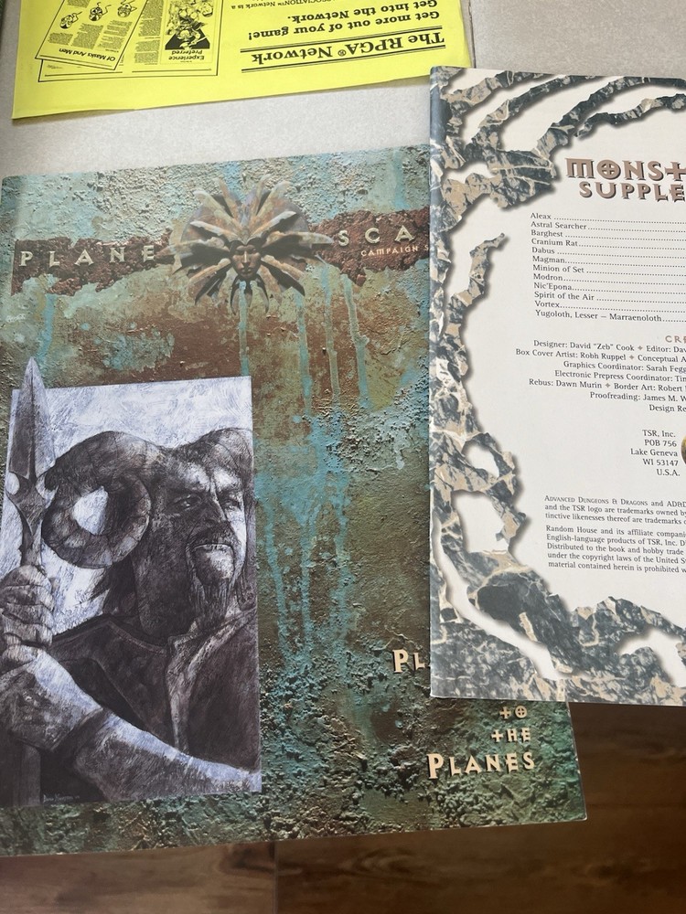 Original AD&D PLANESCAPE Boxed Set Campaign Setting Complete Mint! HTF Pics TSR