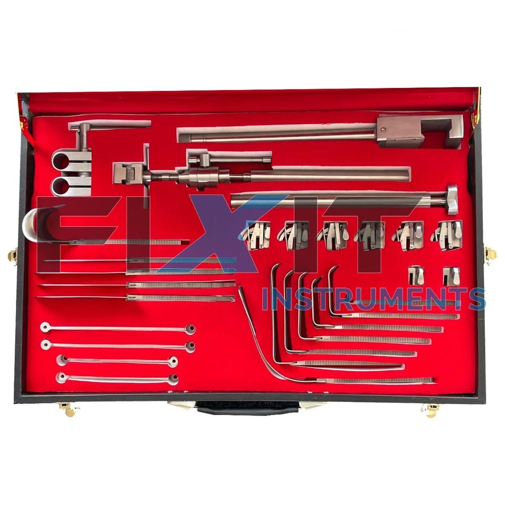 Book Walter Retractor System Complete Set Surgical Instruments Stainless Steel