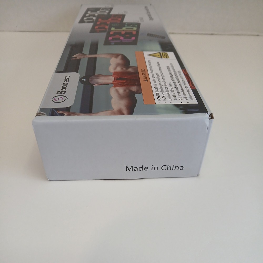 Gym Timer Digital Clock, Soobest Timer w/ Remote, Countdown Timer New in Box