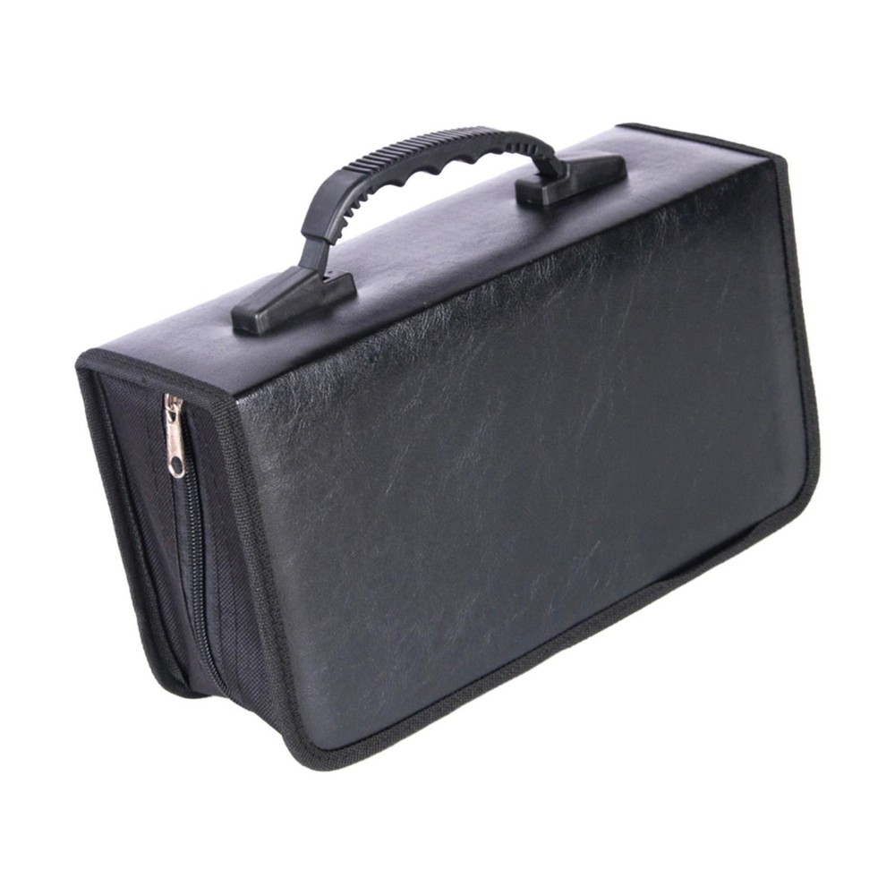 CD Case Large Capacity Organizer Holders Wallet Black CD Sleeves CD DVD Carry