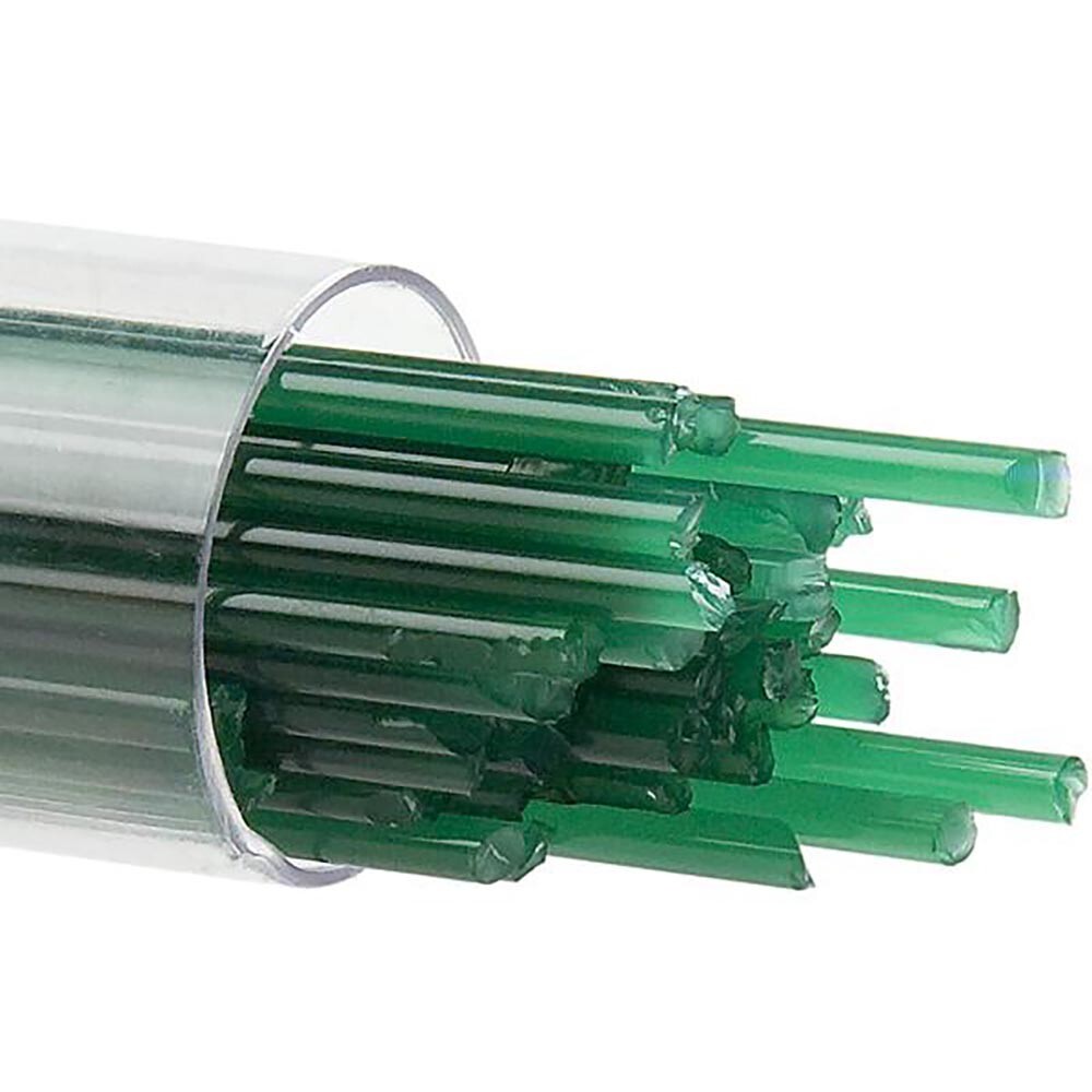 Bullseye 2MM Jade Green Opal Glass Stringers 90 COE