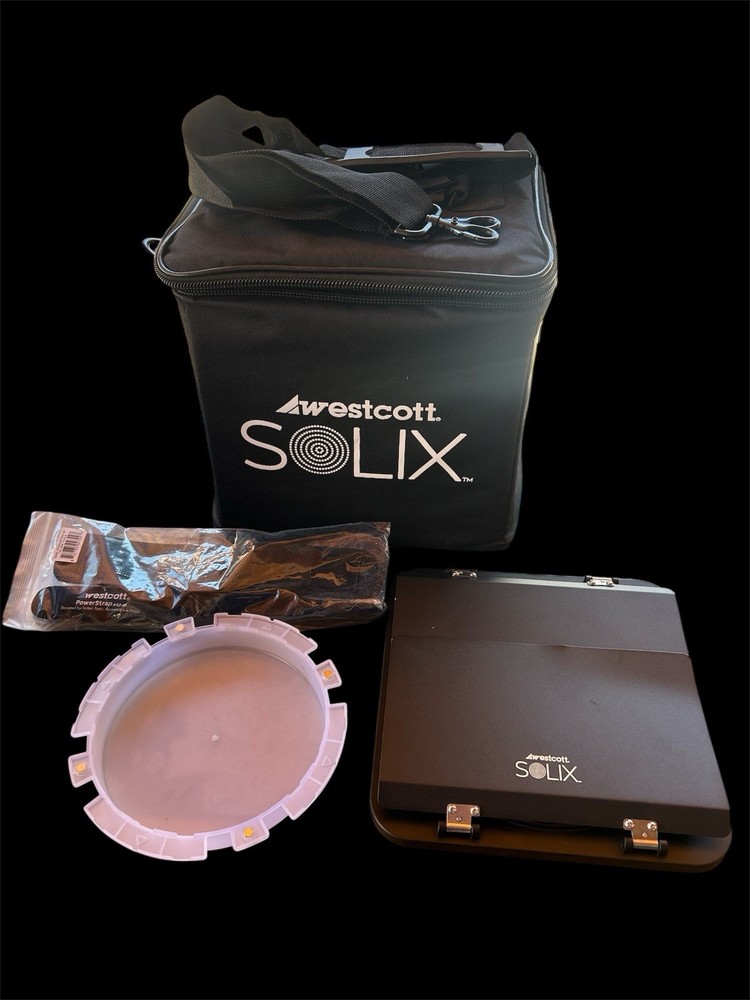 Westcott Solix LED Studio Continuous Lighting Kit Black with Bag and Accessories