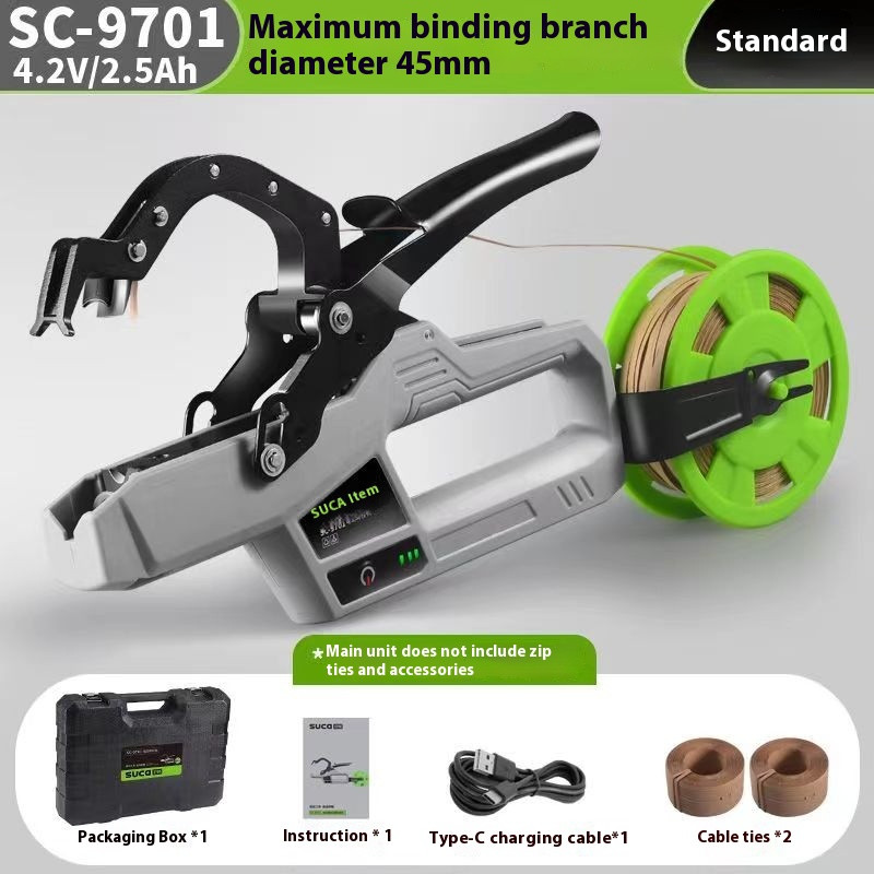 Electric Branch Tying Binding Machine Garden Tool Farm Vegetable Grape Branch