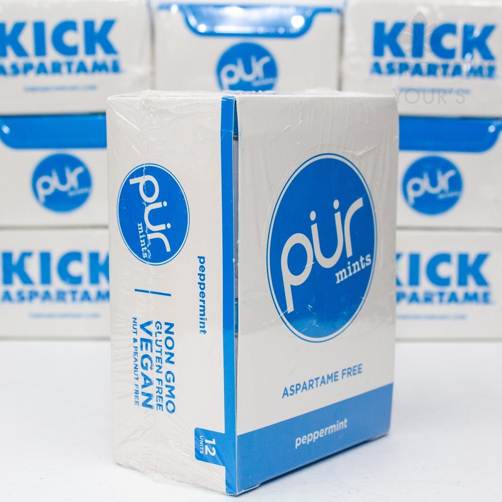 PUR Mints - Peppermint - Sugar-Free, 12-Pack