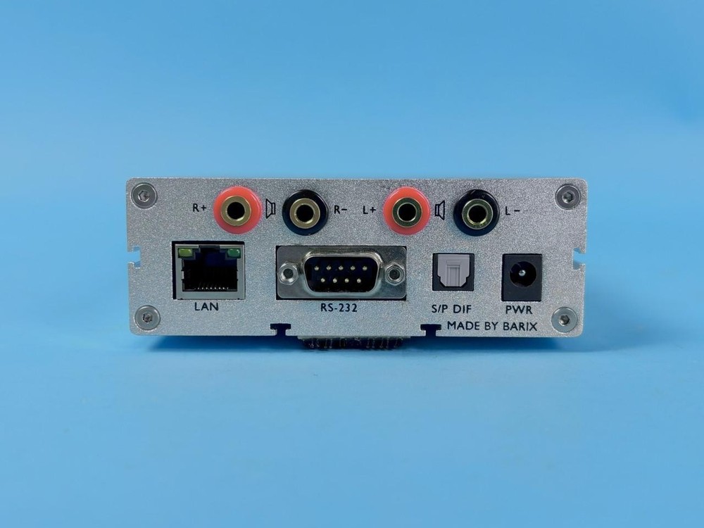 BARIX EXSTREAMER 200 IP AUDIO STREAM DECODER: lan, rs232 connection |010-8983228