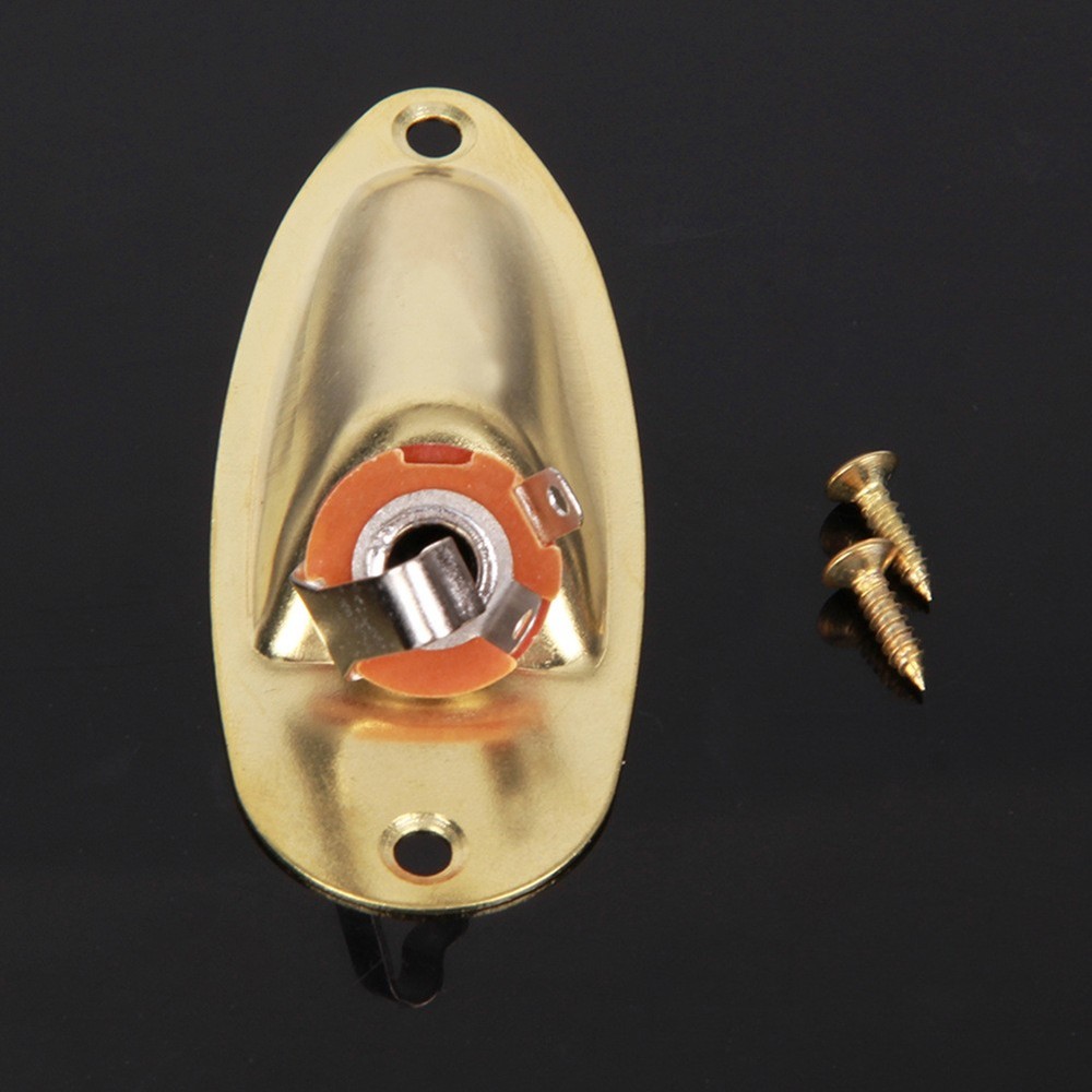 Loaded Boat Style Guitar Pickup Output Input Jack Plug Socket For FD Strat a