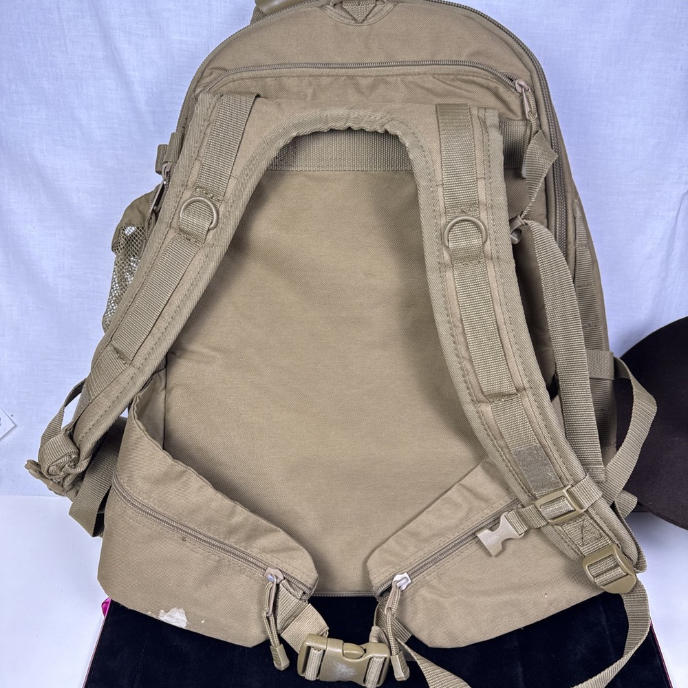 Code Alpha TAC PAC 3-Day Expandable Tactical Backpack USMC Coyote Brown MOLLE