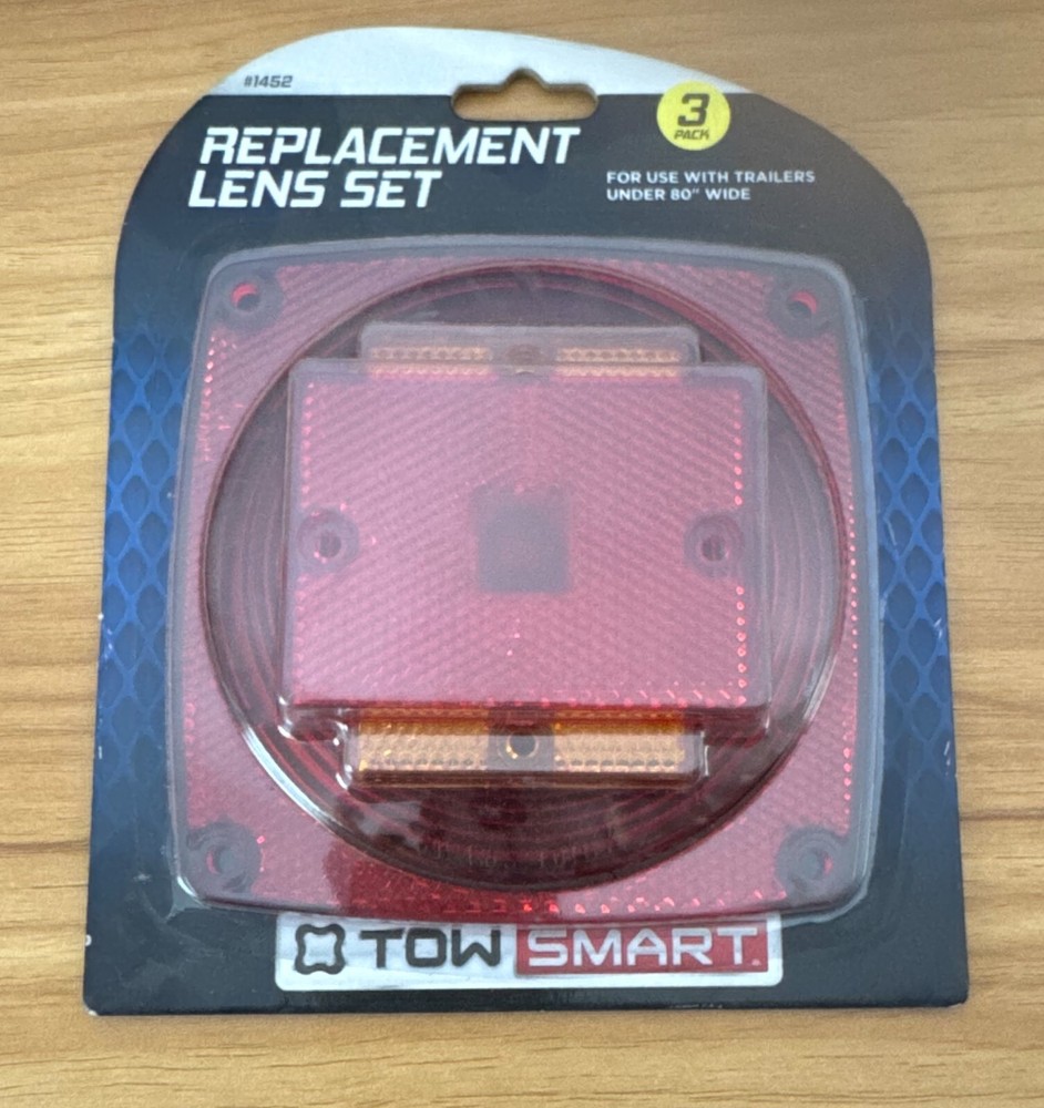 TowSmart Replacement Lense Kit (3-Pack) for Use w/ Trailers Under 80" Wide