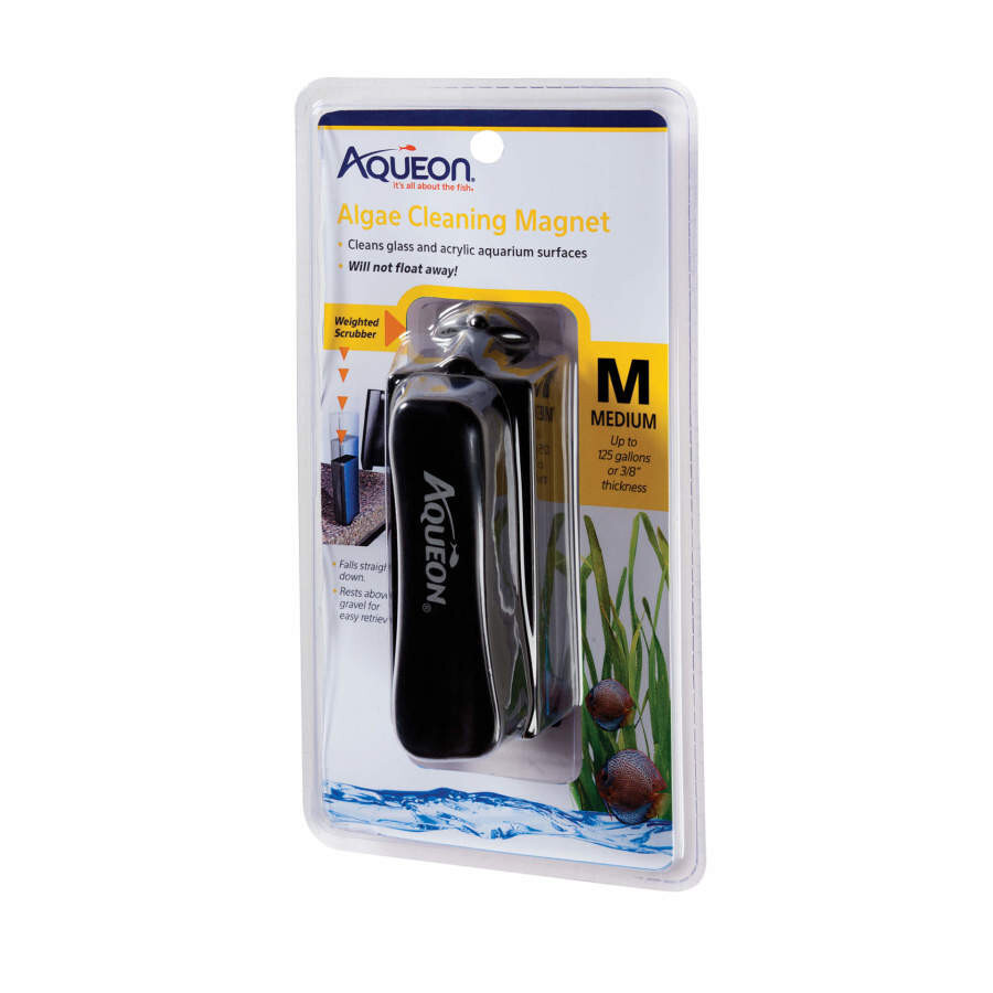 Aqueon Algae Cleaning Magnet Medium Cleans Glass and Acrylic Surfaces