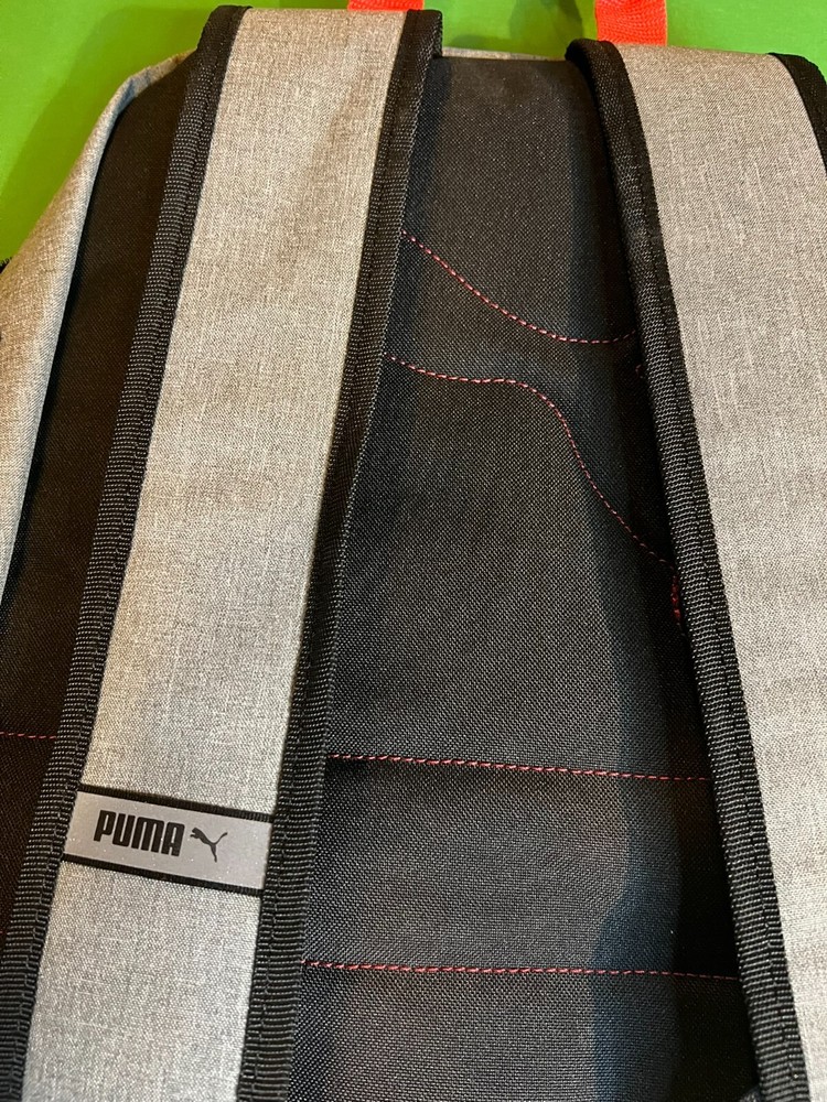 NWT PUMA Kids' Eclipse 18.5" Backpack - Gray Floral