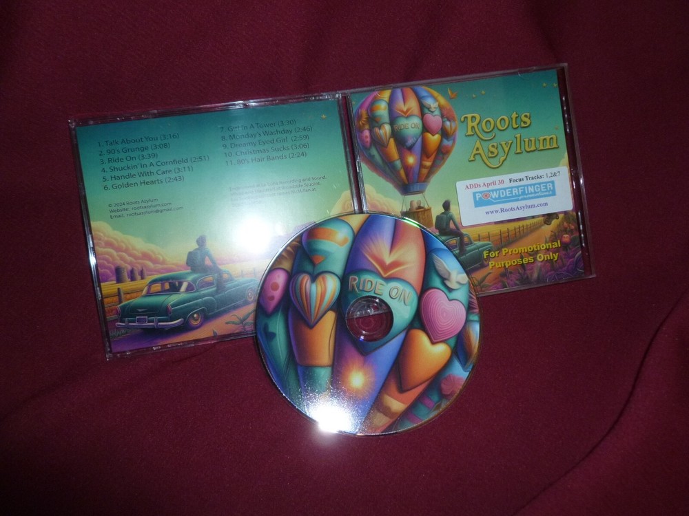 Roots Asylum Ride On  With Hype Sticker CD