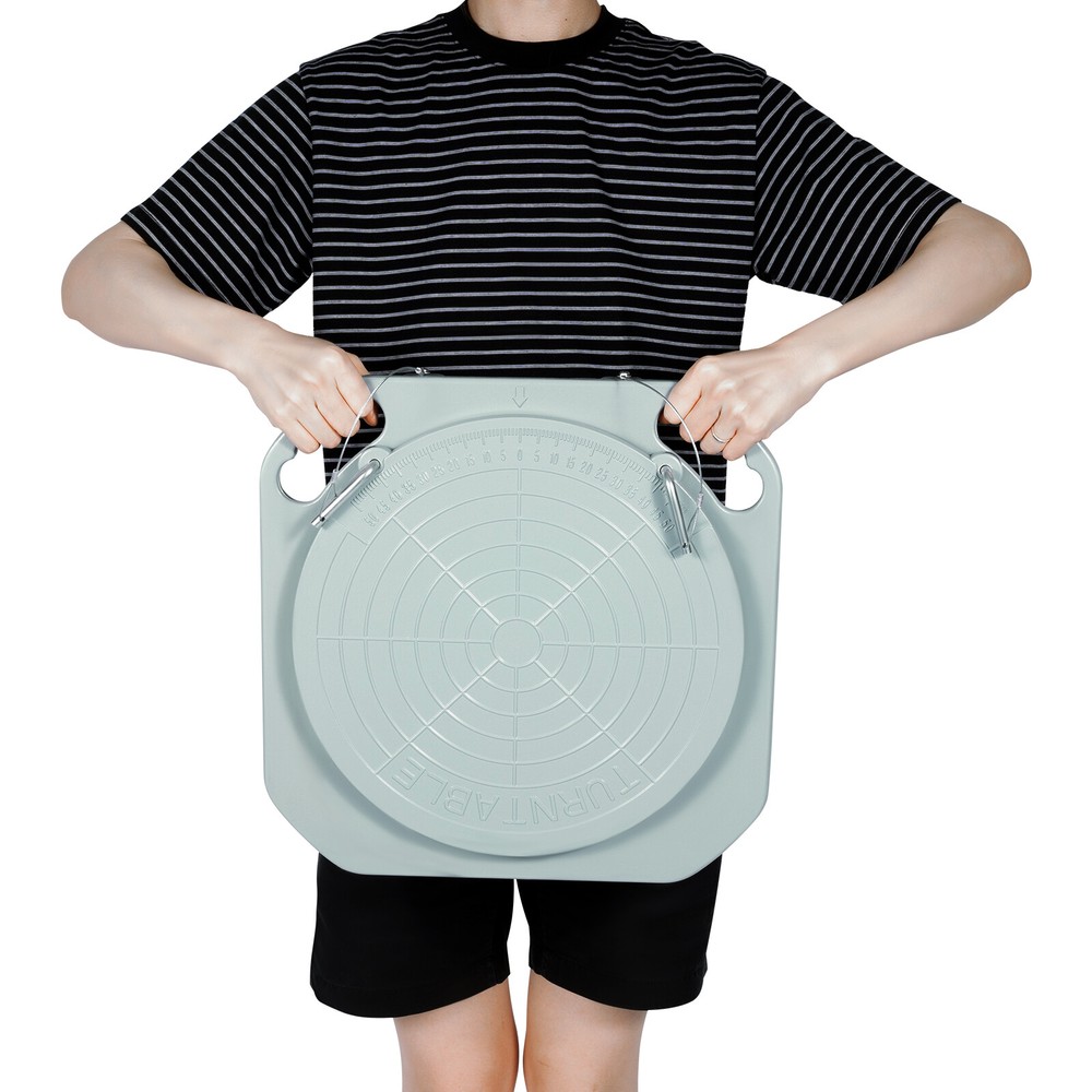 2pcs 3Ton Front End Wheel Alignment Turntable Plate 360�� Rotating Plate Table