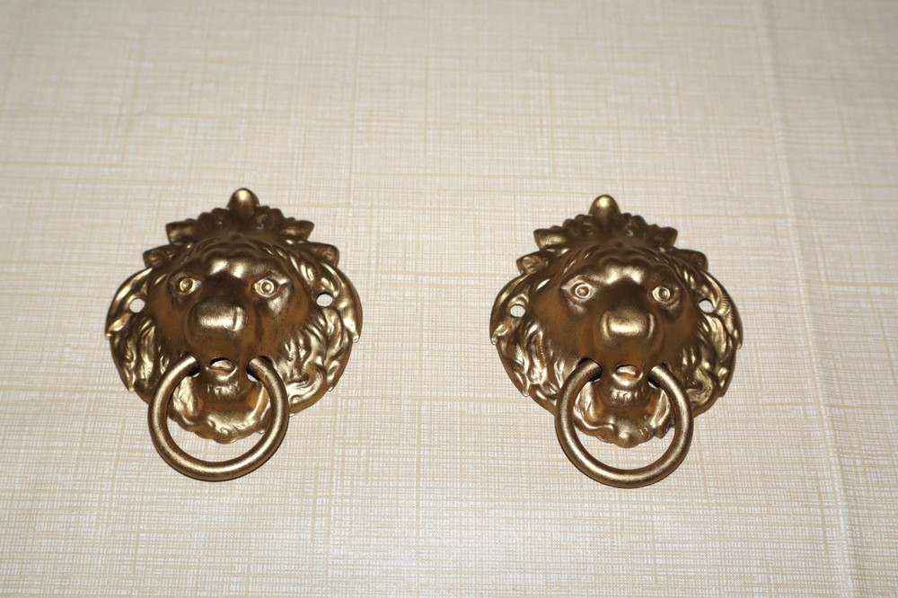 Seth Thomas Clock Lion Heads