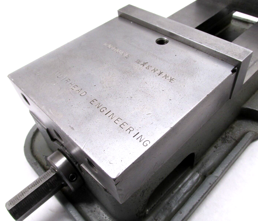 KURT ANGLOCK 6" MILLING MACHINE VISE w/ JAWS & HANDLE - #D60