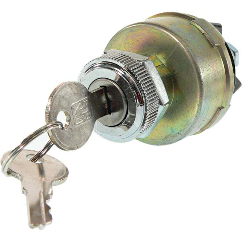 Ignition Switch 6/12V 4 Terminals for Various Applications - New