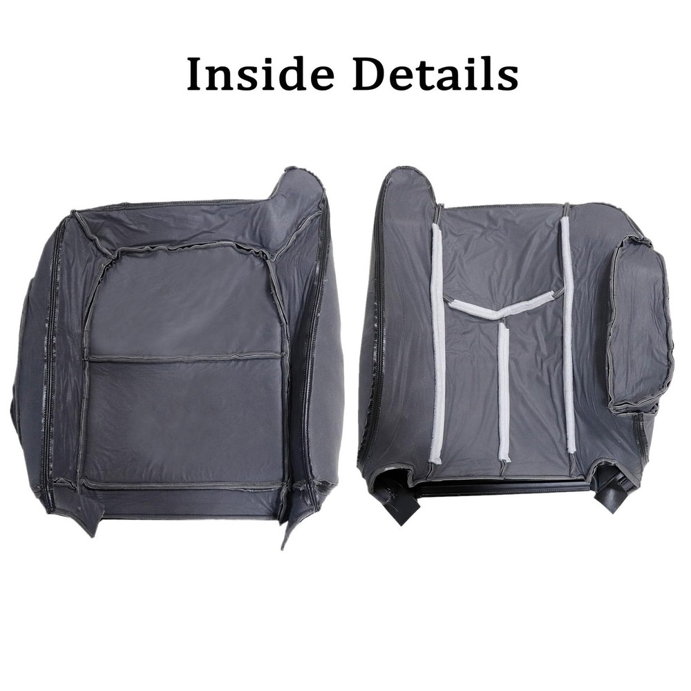 Priprilod Dark Gray Driver & Passenger Bottom and Top Lean Back Replacement S...