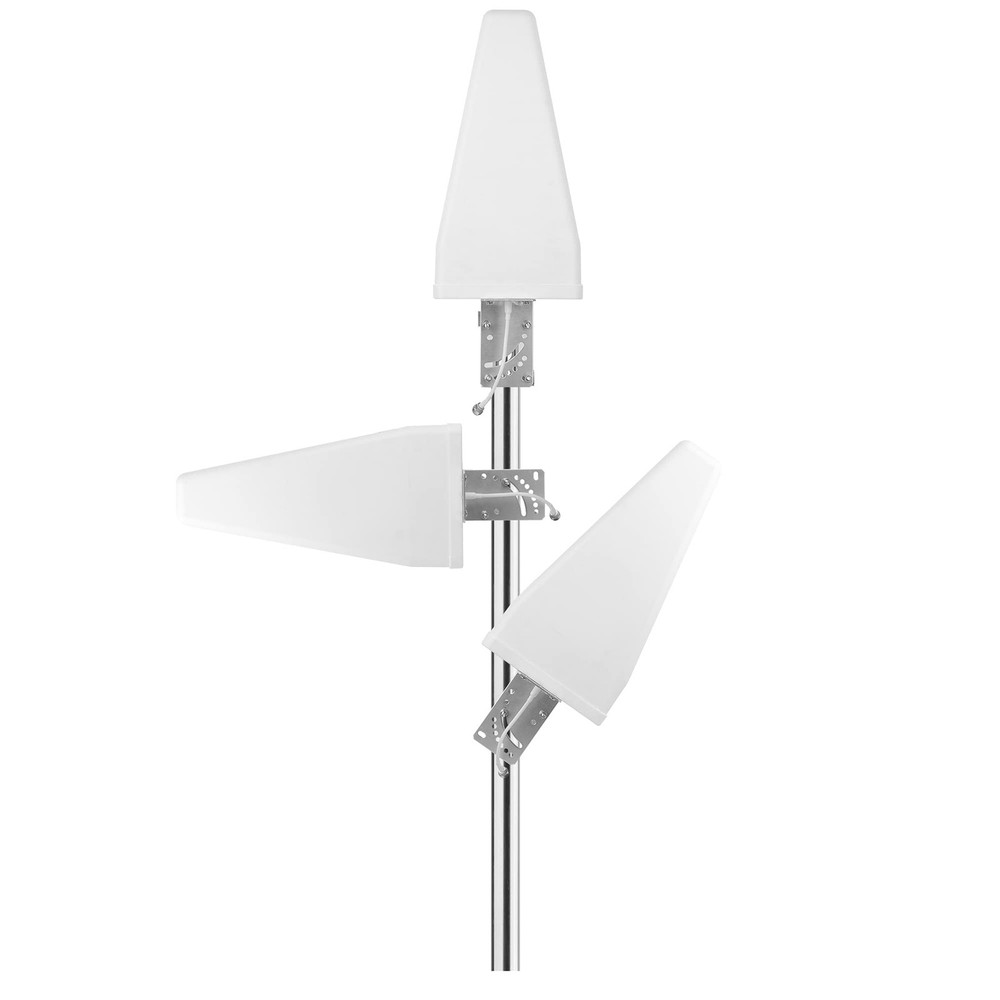 ZDTECH Pole Mount Bracket L Mounting to Wall Hardware Silver