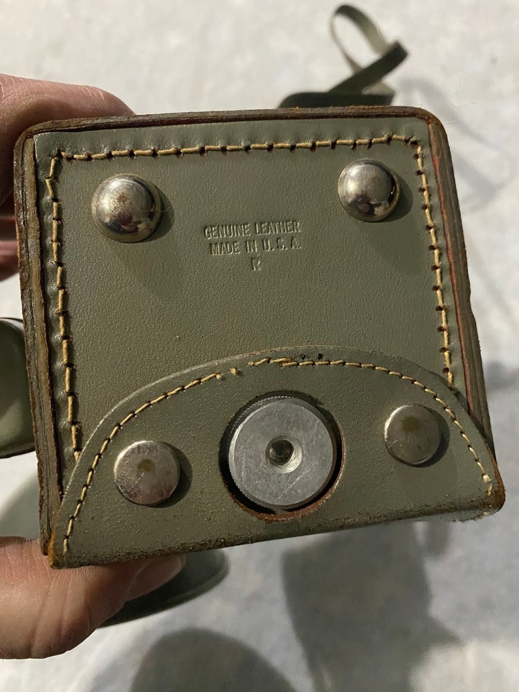 Vintage Antique Ansco AnscoFlex 2 Flashlamp Camera With Grey Case & Strap