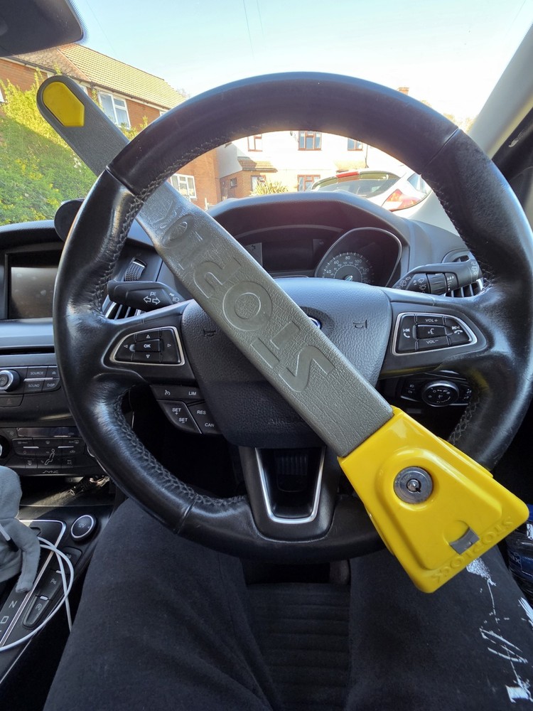 StopLock Original with LED Steering Wheel Lock