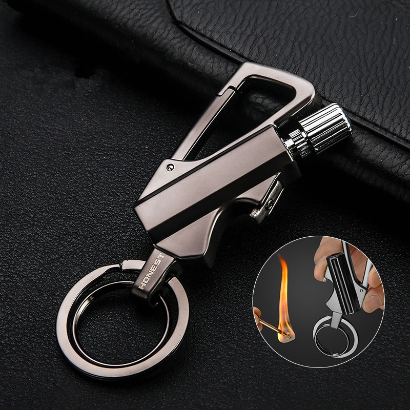 Waterproof Match Permanent Black Lighter Striker Fire Starter Emergency Survival