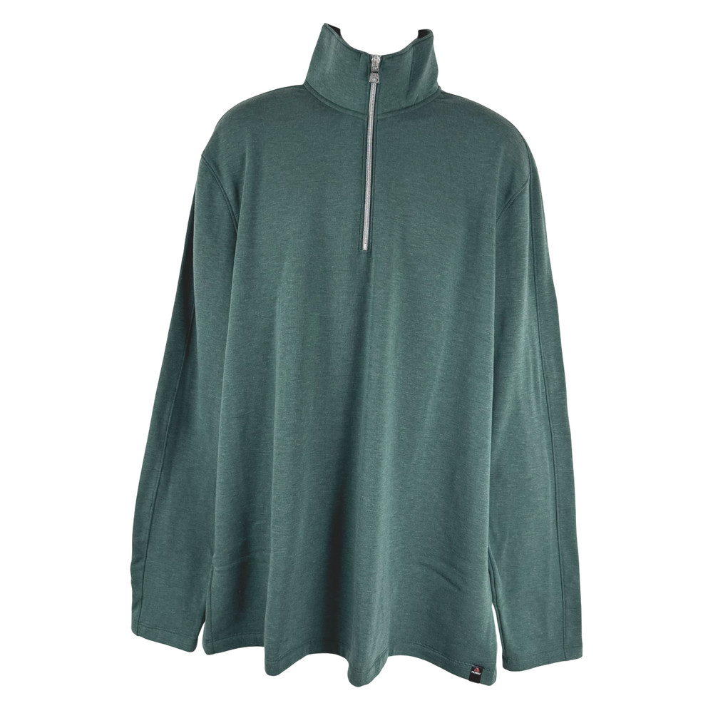 Banana Republic Polartec Half Zip Pullover Mens 2XLT Green Solid NWT TP-3533
