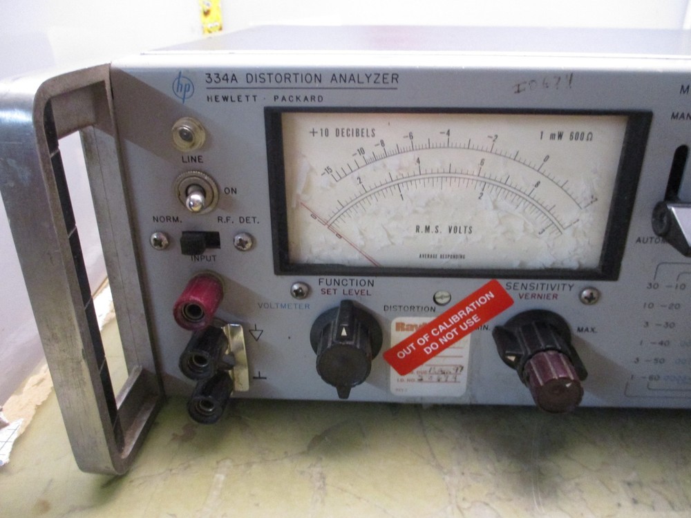 hewlett packard HP 334a audio THD distortion analyzer [5*M_25]