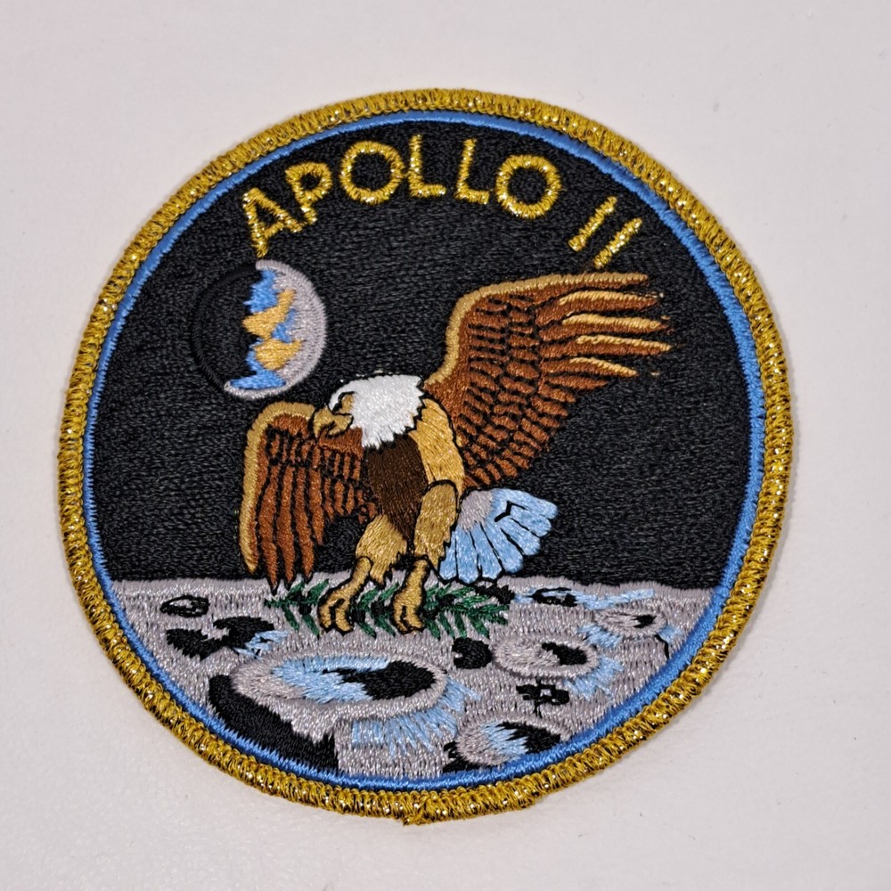 NASA Apollo 11 Misson 4" Embroidered Patch