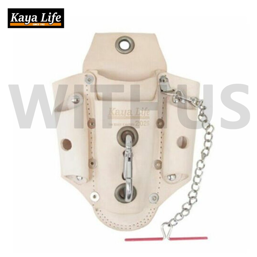 KAYALIFE KL-2000 Top Grain Cowhide Suspender Belt Multi Pouch Work Tool Belt Set