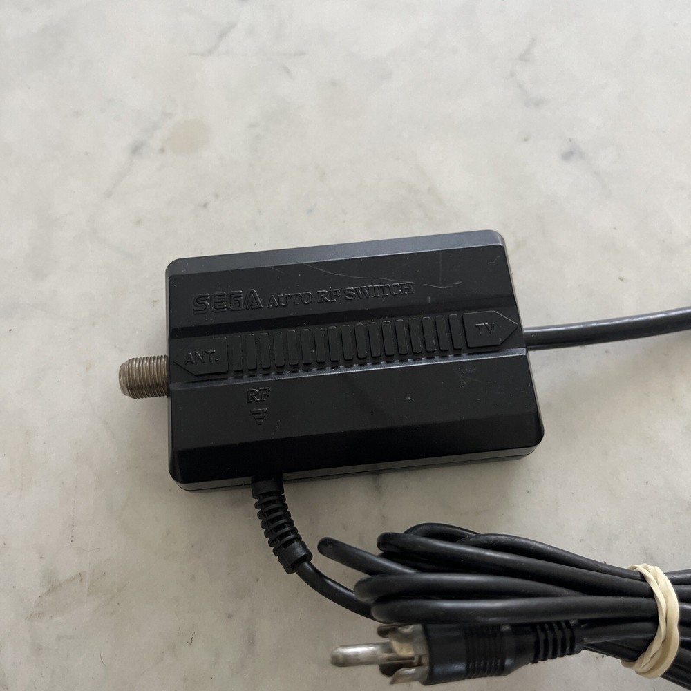 Official OEM Sega Genesis 1603A Auto RF Switch Adapter