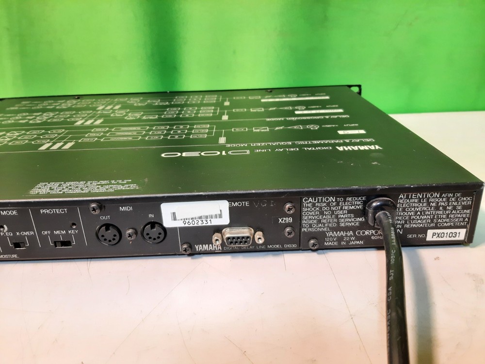 Yamaha D1030 Digital Audio Delay, Parametric Equalizer, Crossover