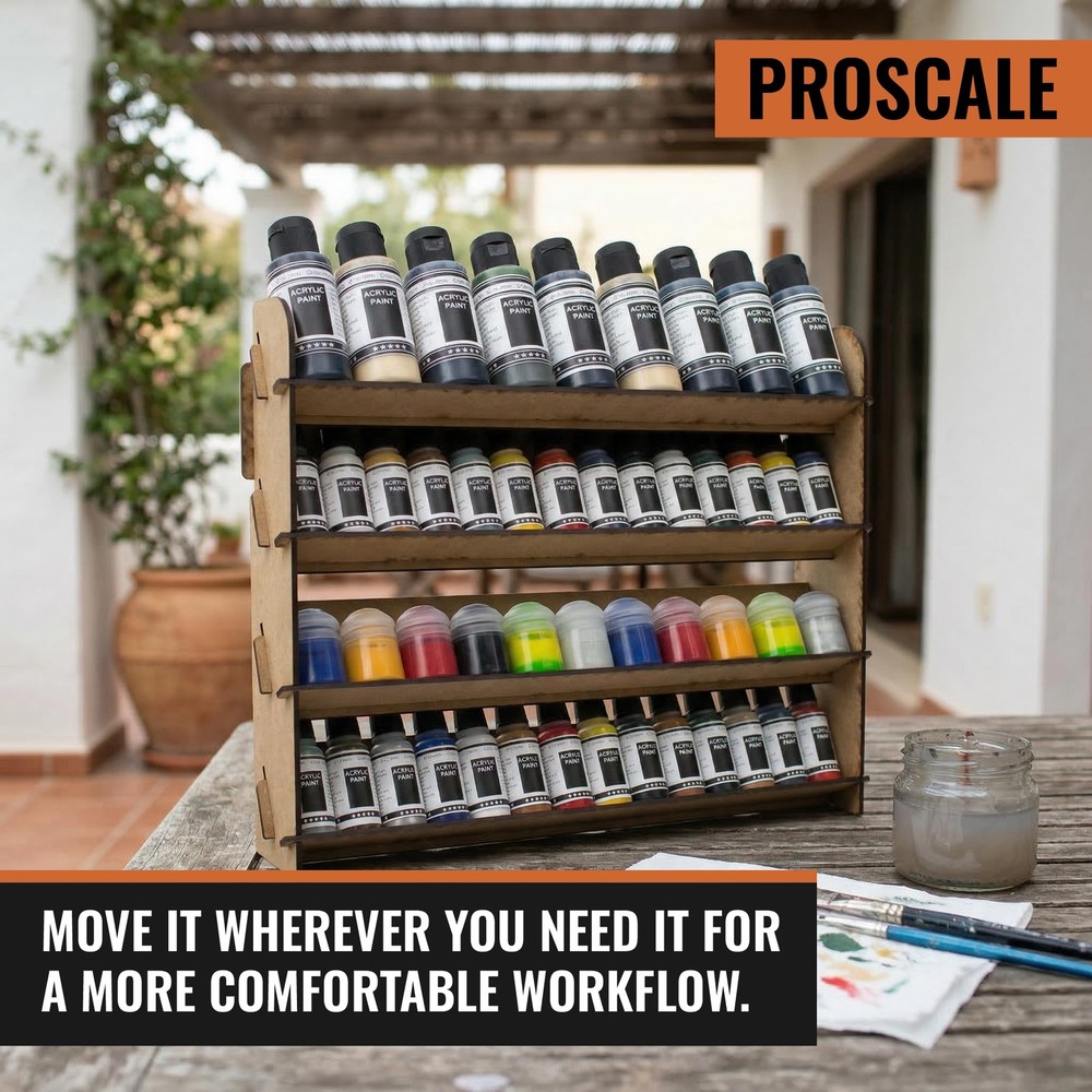 PROSCALE Universal Wall Paint Organizer for universal, Rack