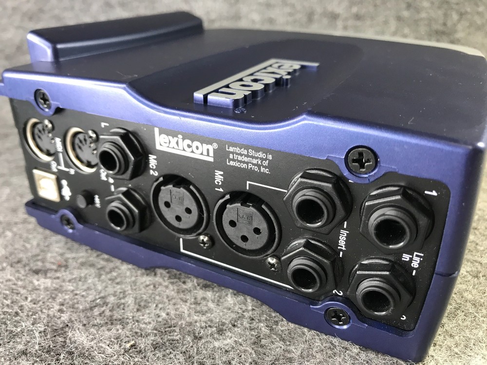 Lexicon LEXLAMBDAV Lambda USB Audio Interface Desktop Recording Studio v 2.0