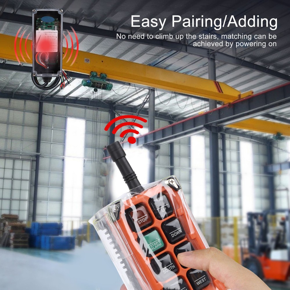 Wireless Crane Remote Control Electric Hoist Wireless Transmitter And Receiver