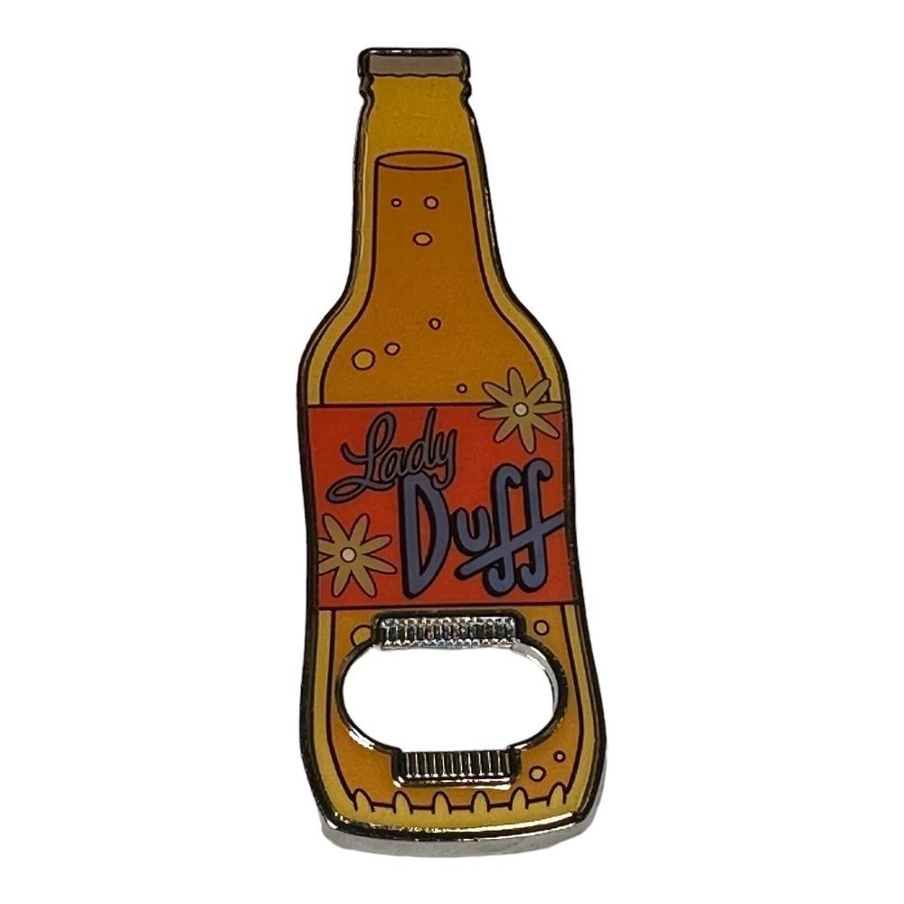 Universal Studios The Simpsons Lady Duff Bottle Opener Magnet