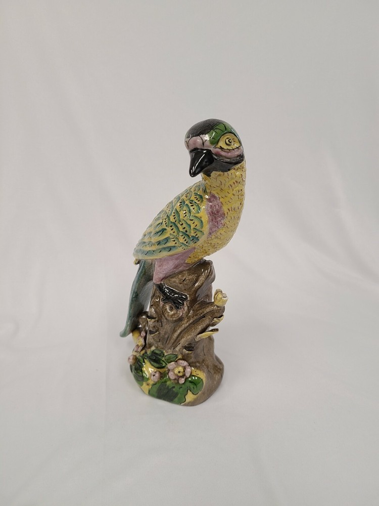 Ceramic Parrot Figure
