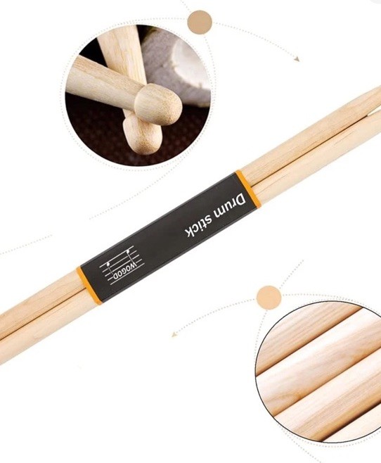 5A Drum Sticks Maple Drumsticks (Two Pair)