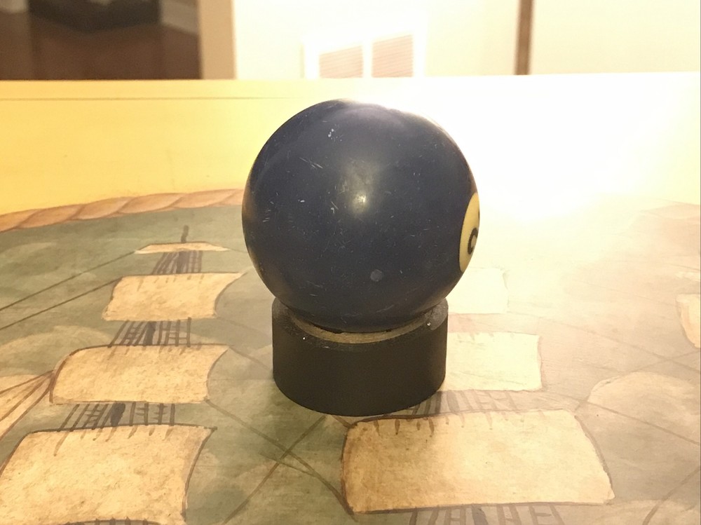 Vintage 2 1/4" Billiard #2 Two Solid Blue Standard Pool Ball