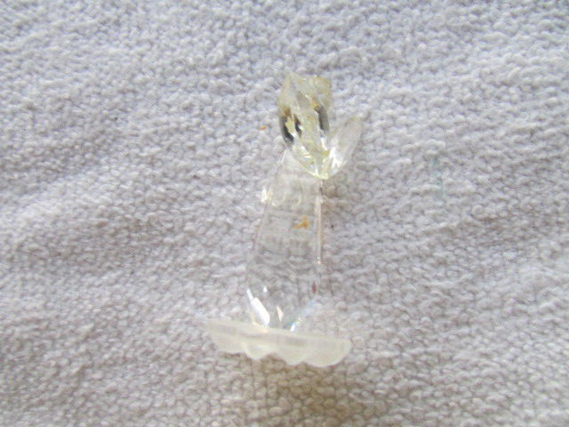 Clear Cut Glass Small Angel E-3