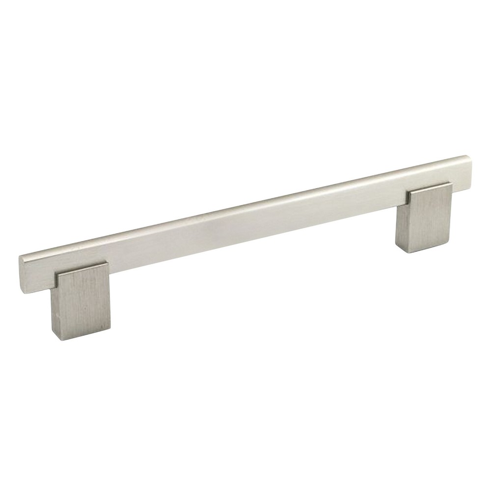 5 Pack Bridge Style 7-9/16" Centers Brushed Nickel Cabinet Pull Handle 8-13/16"