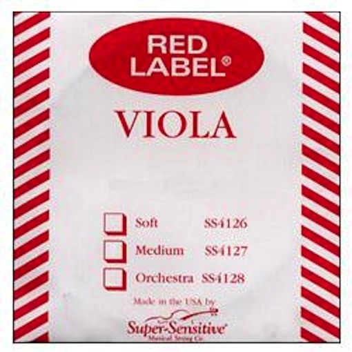15-16 Red Label Viola String SINGLE C