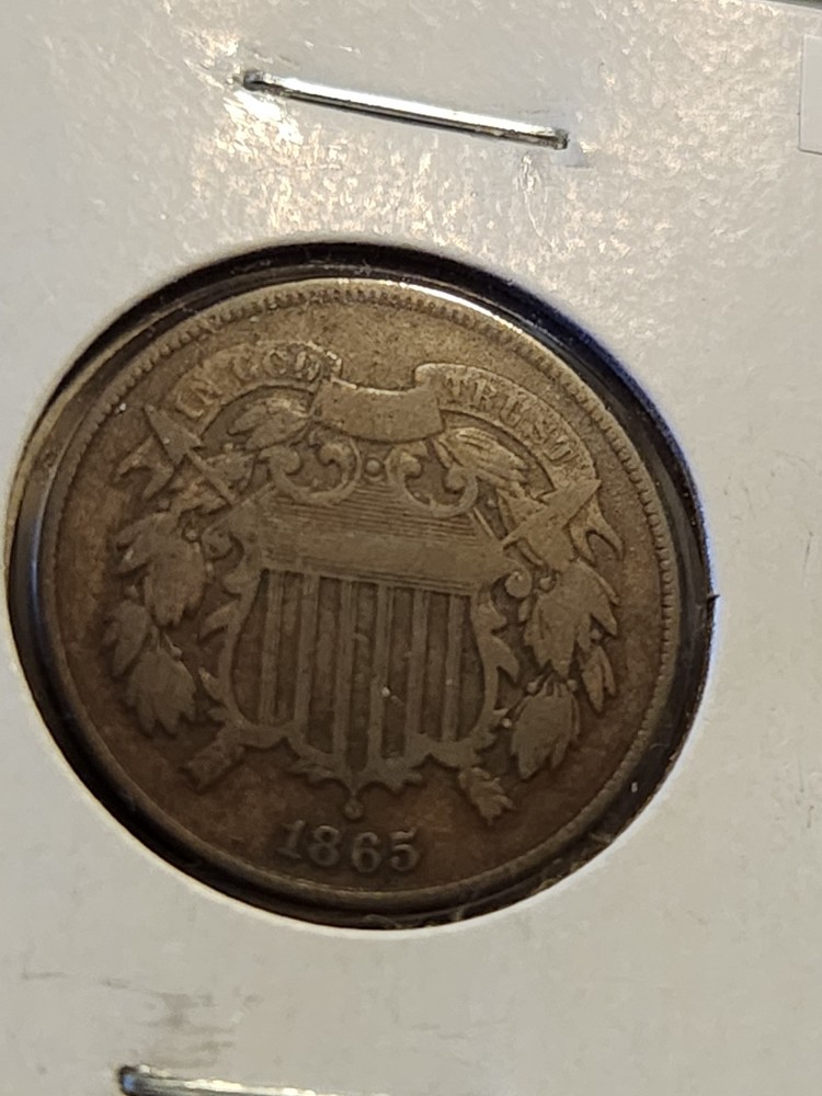 1865 Two Cent Piece