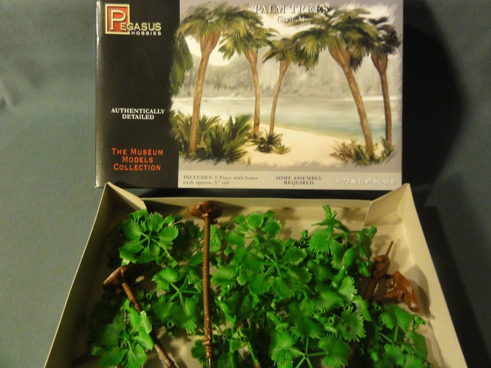 1/72 Pegasus Palm Trees Set A 5" MIB complete set