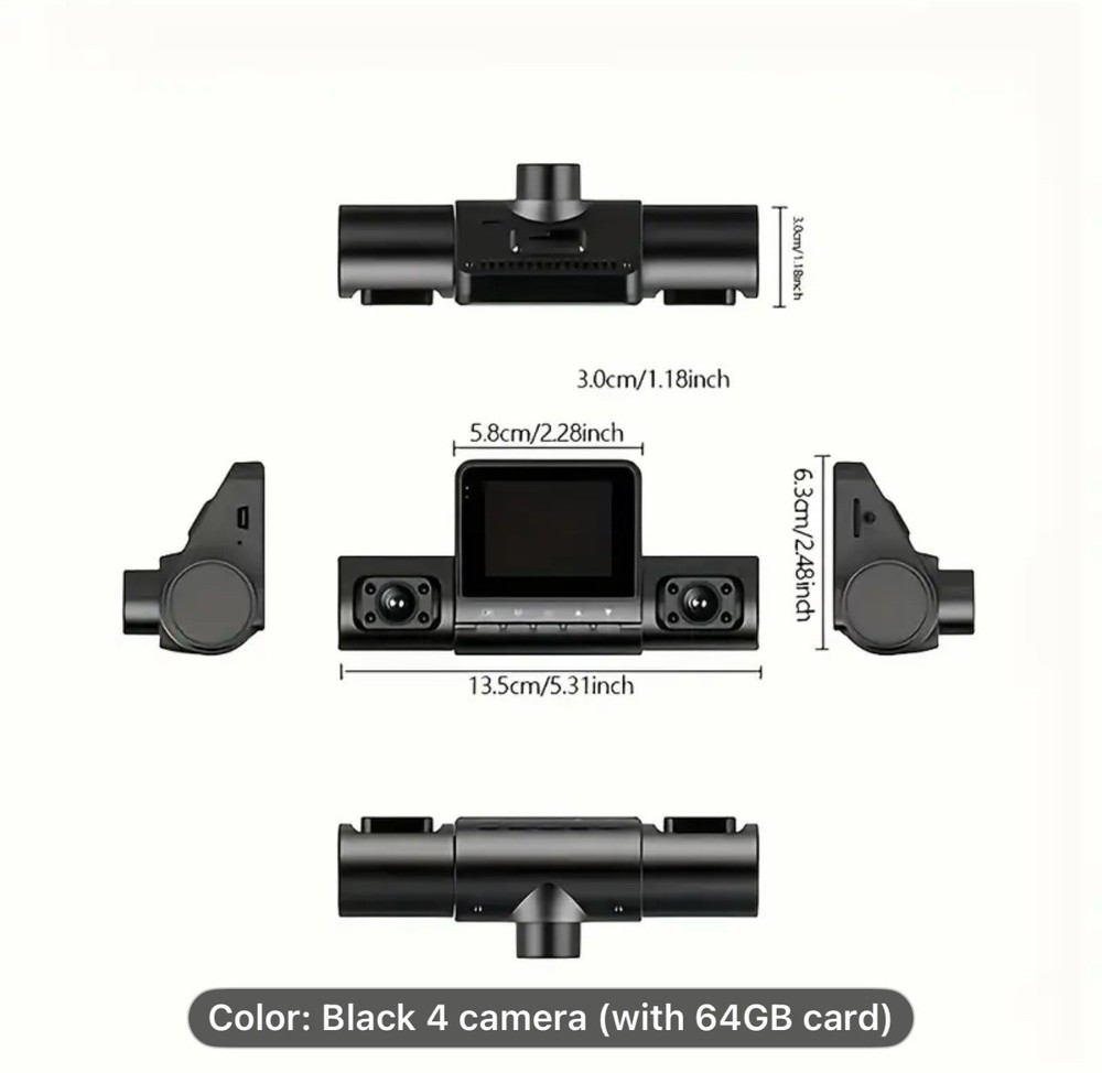 car dvr 4 channel