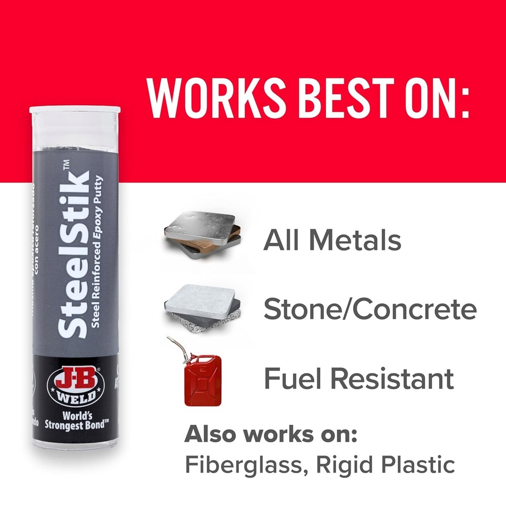 J-B Weld SteelStick Epoxy Putty 2 oz