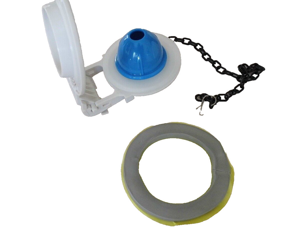 Fix Flapper Leak Two-Inch with Silicone Seal, with Silicone Ring