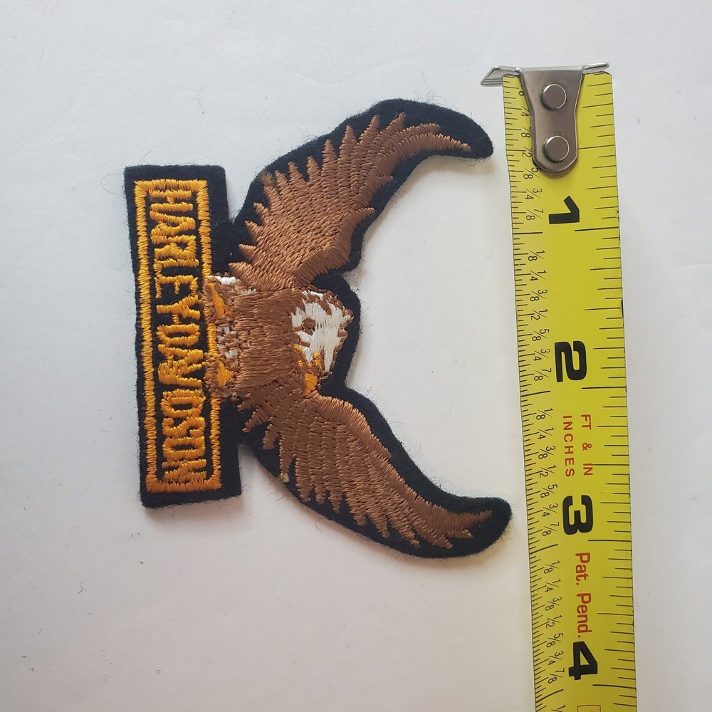 Harley Davidson Up Wing Eagle Patch Vintage Small Style