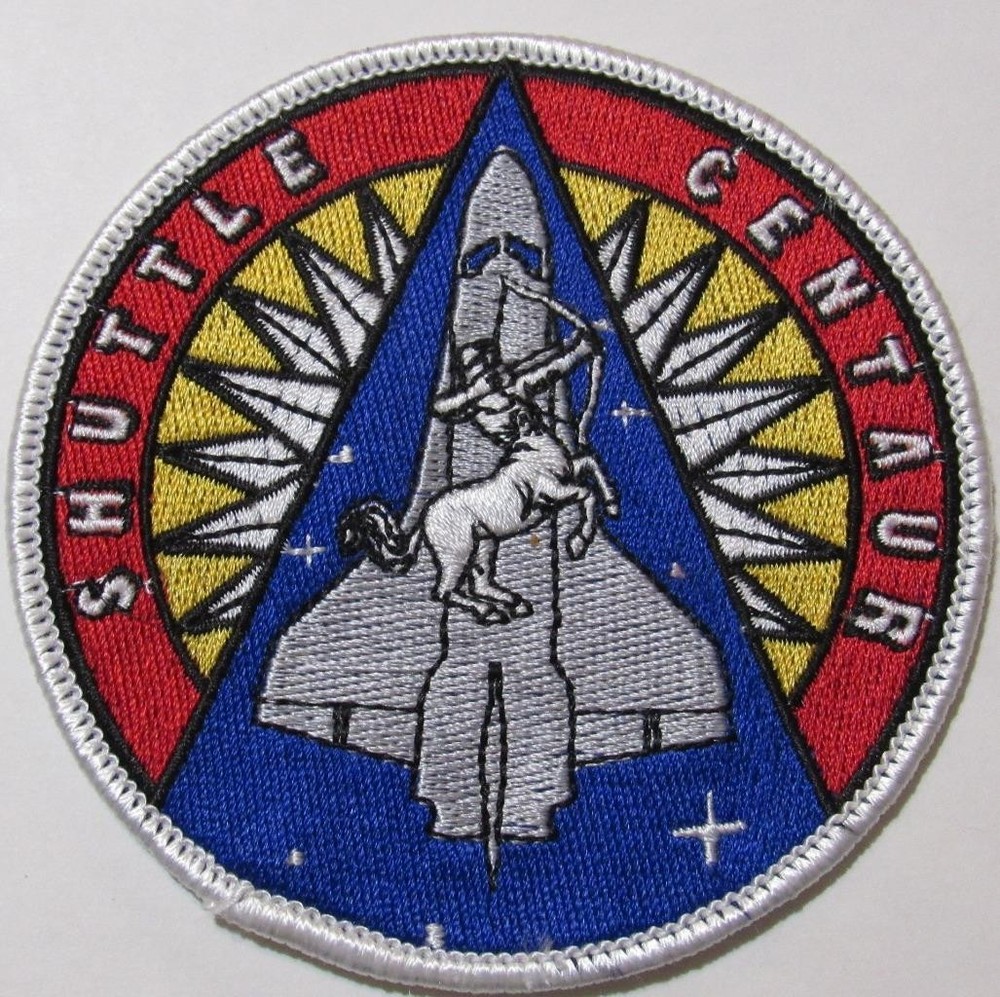 SHUTTLE CENTAUR SPACE VINTAGE PATCH