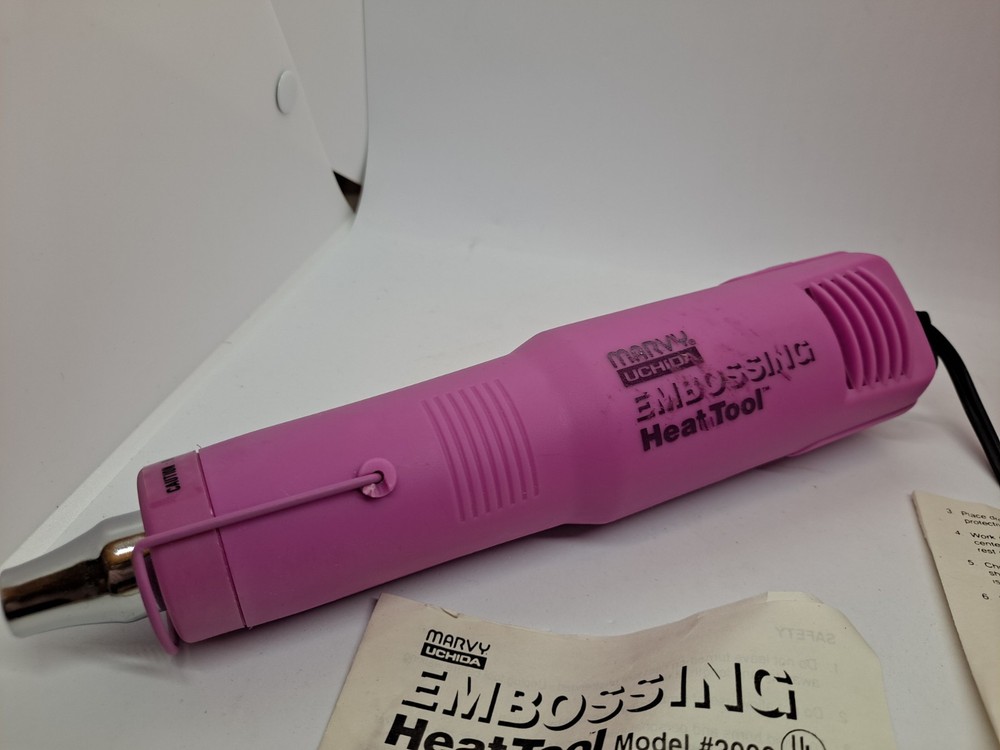 Marvy Uchida Embossing Heat Tool (Model 2000) Rubber Stamp Embossing