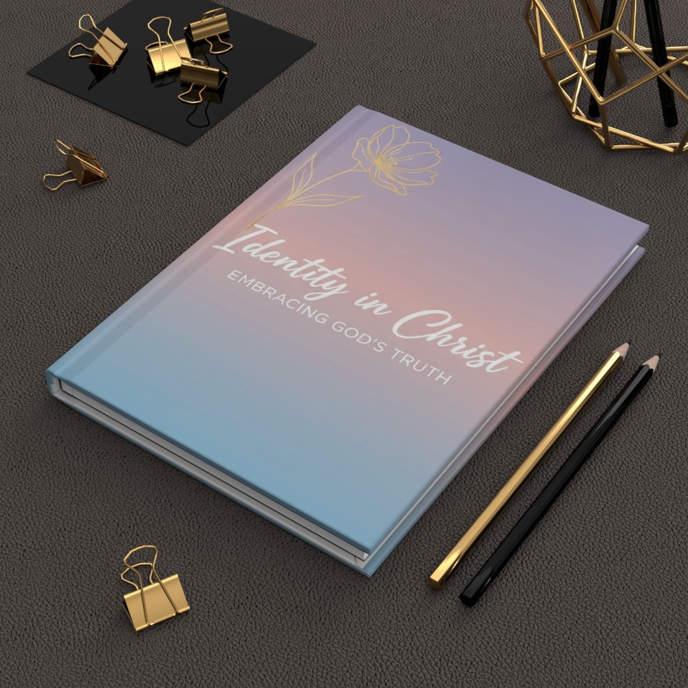 Identity in Christ Notebook, Christian Devotional Journal, Bible Study, Planner