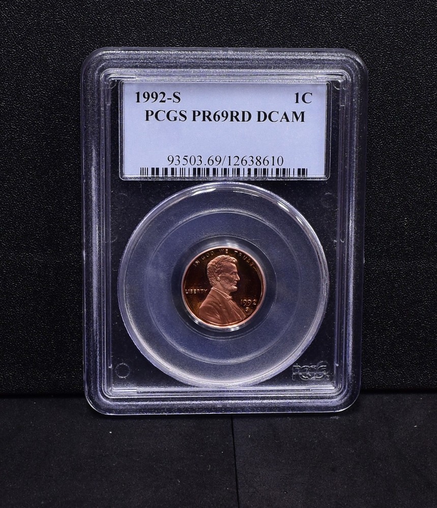 1992-S Lincoln Cent - PCGS Pr69RD (Bulk)